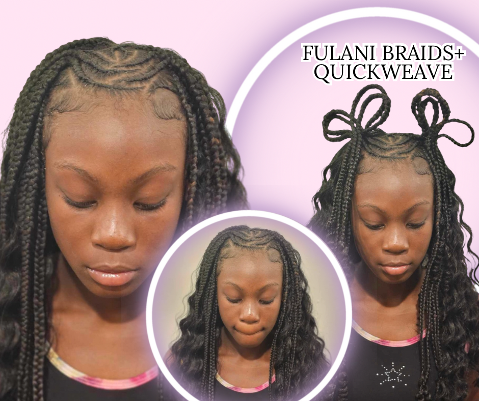 Fulani Braids+Quick Weave