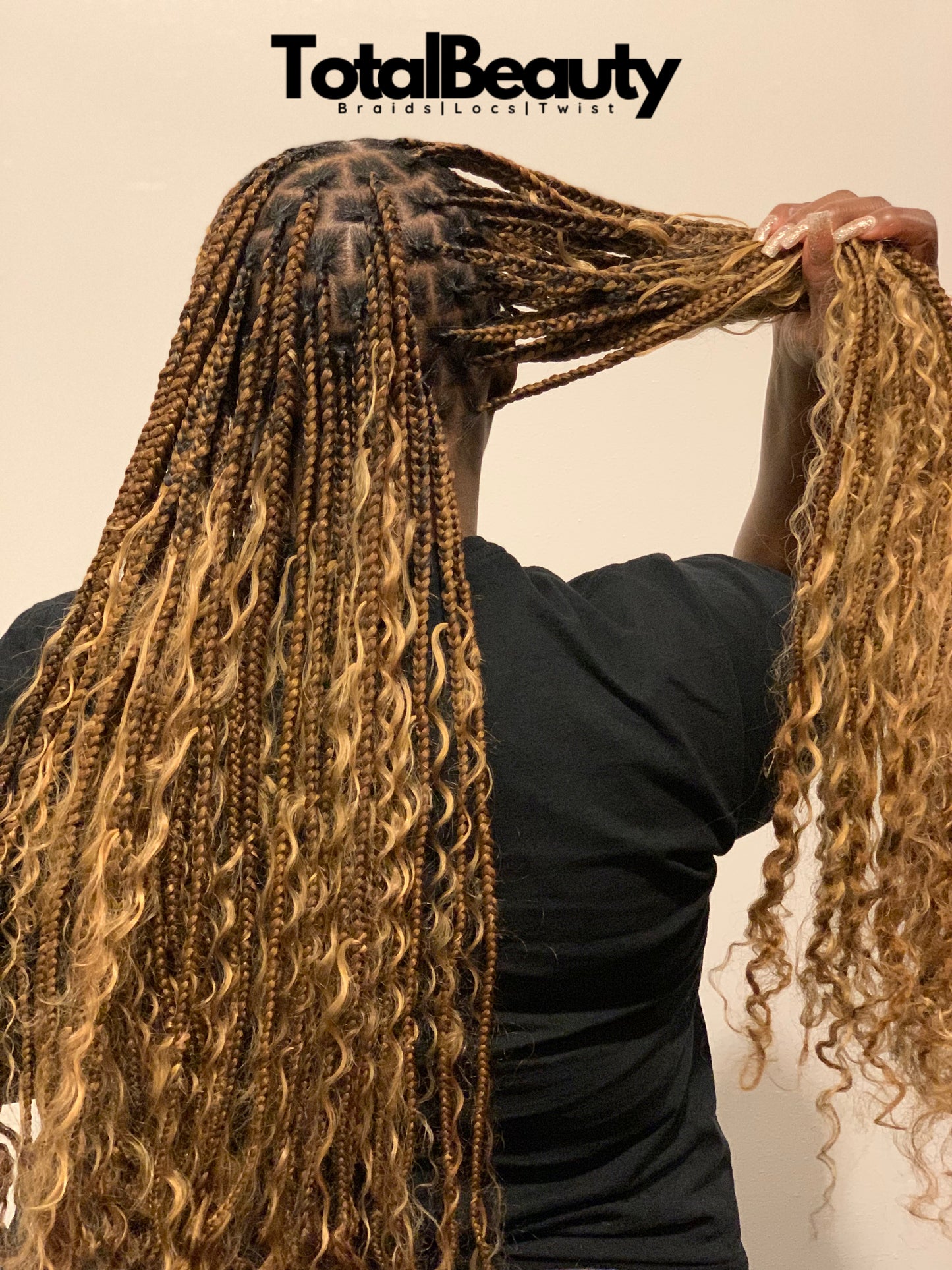SMedium Boho Knotless (Butt Length)
